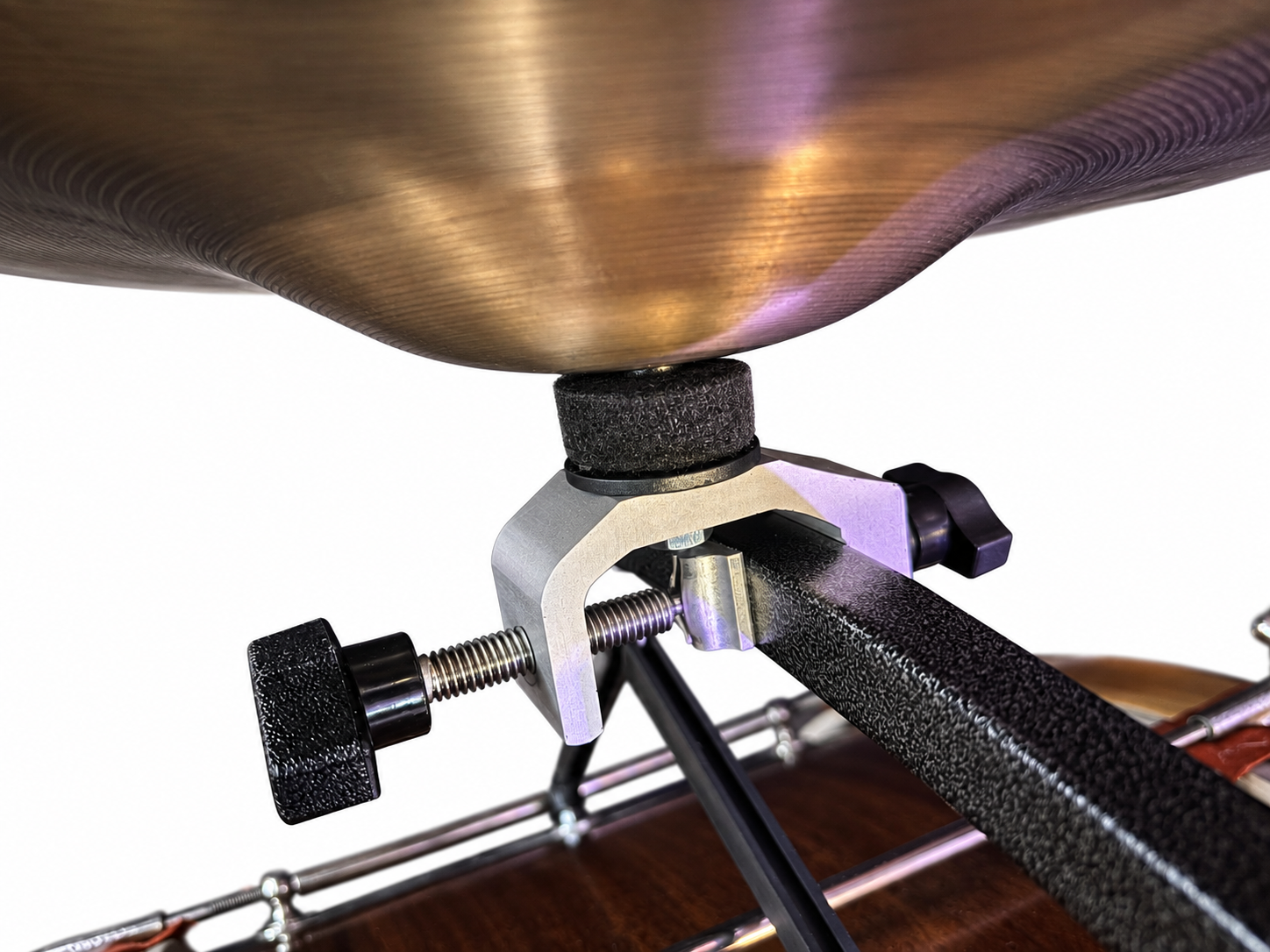 Bass Drum : Cymbal attaché